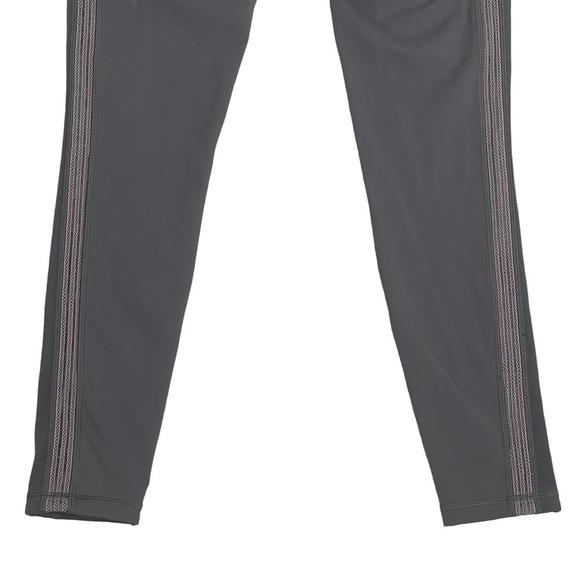 Lululemon Leggings 8 Power Lines Pant 28" Titanium Dark Chrome Gray Mesh Detail - Picture 3 of 11